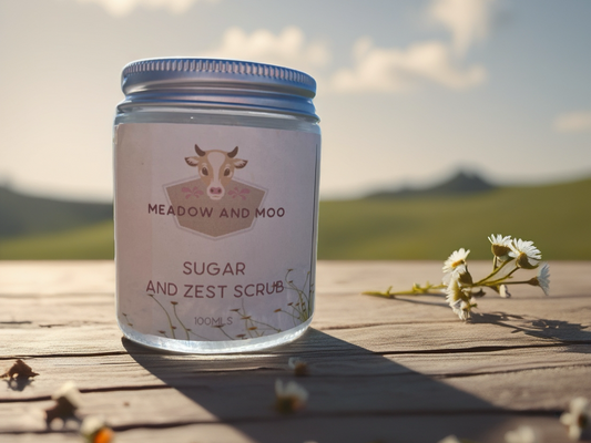 Sugar and zest scrub