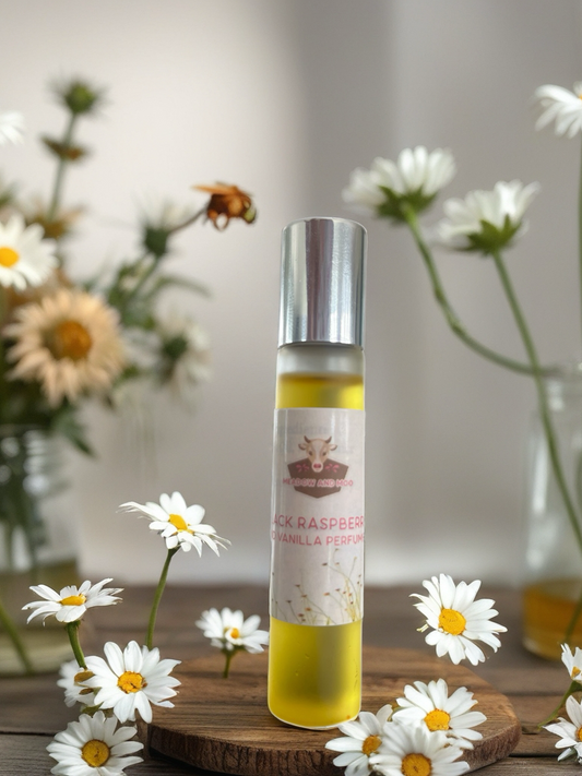 Black raspberry and vanilla perfume