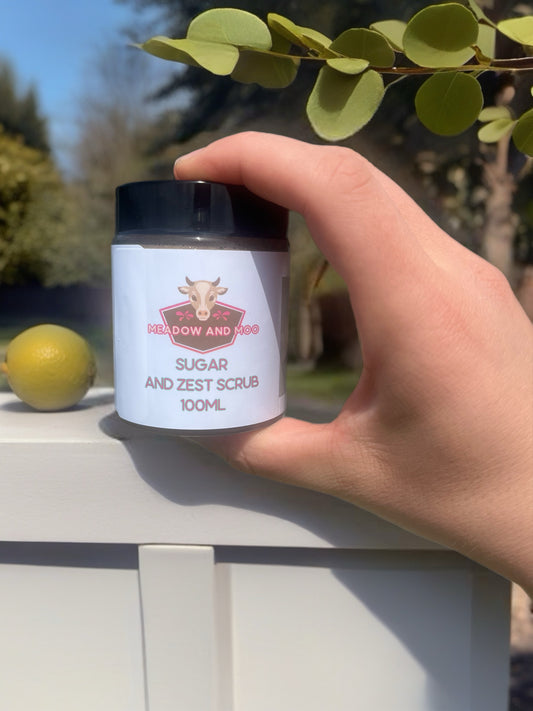 Sugar and zest scrub