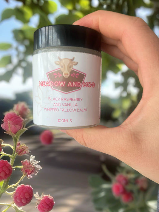 Black raspberry and vanilla balm