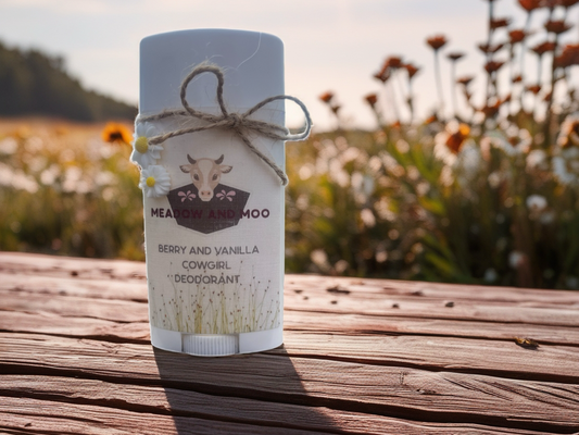 Berry and vanilla cowgirl deodorant