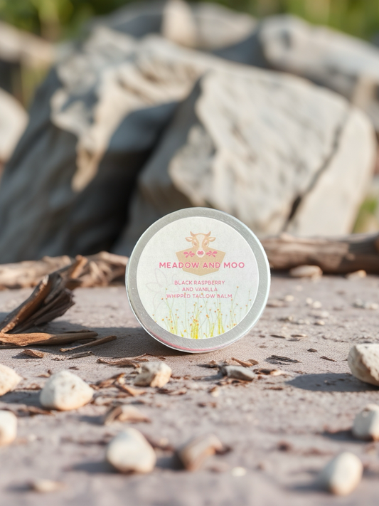 Sample - black raspberry and vanilla whipped balm 🫶🏻